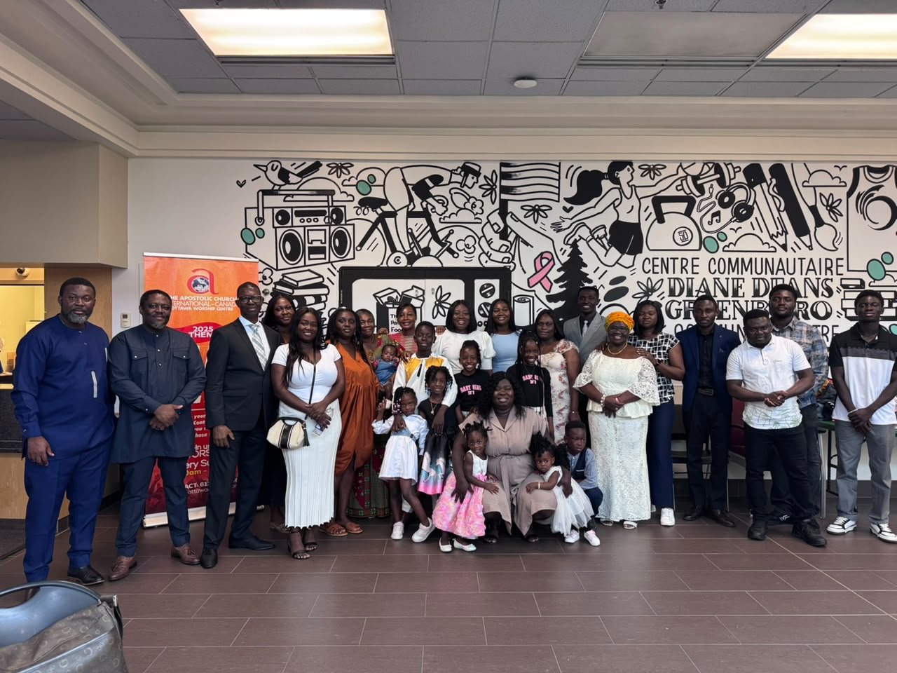 Members of the Ottawa Worship Centre gathered together
